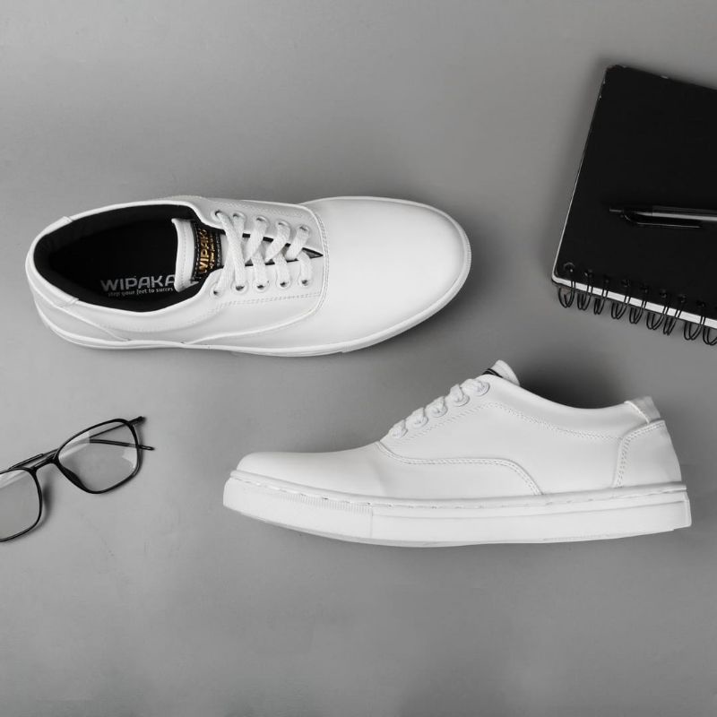 WIPAKA-Original Kimberlite Sepatu Sneakers Pria Kasual Sepatu Sneakers Hitam Putih Abu Putih