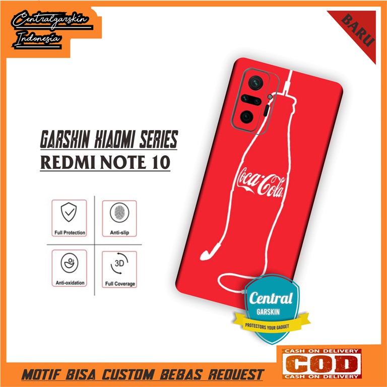 Garskin Redmi Note 10 / 10e Fullbody - COCA COLA 02