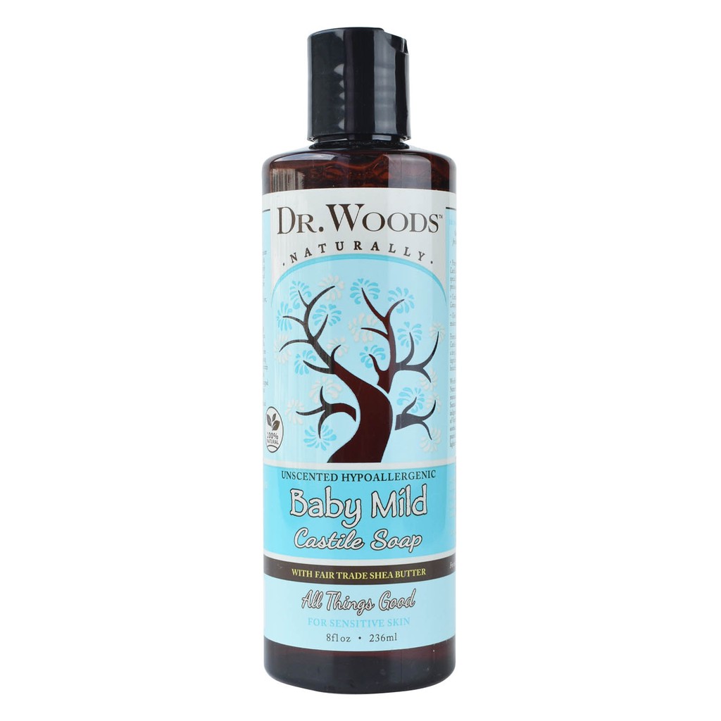 Dr Woods Naturally Castile Soap With Fair Trade Shea Butter 236 Ml