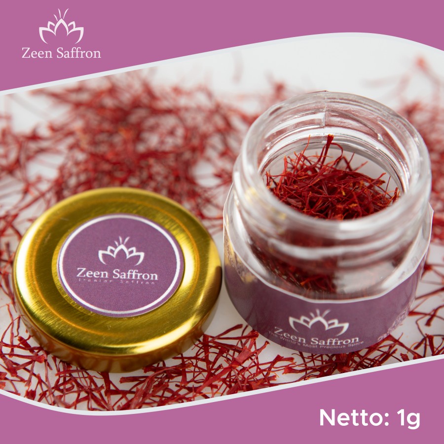 

Saffron Iran Super Negin (Grade Tertinggi) By Zeen 1 Gram