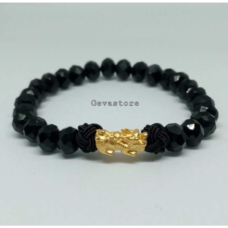 Gelang pixiu emas asli LM 99,99% Emas 24 karat