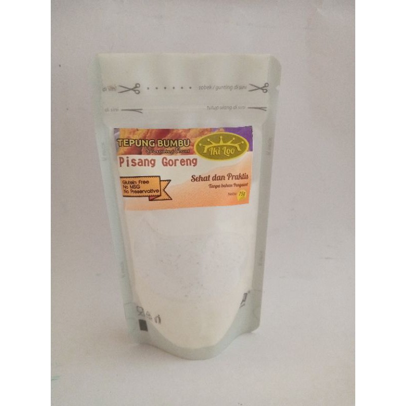 

Tepung bumbu pisang free glutein, 75g