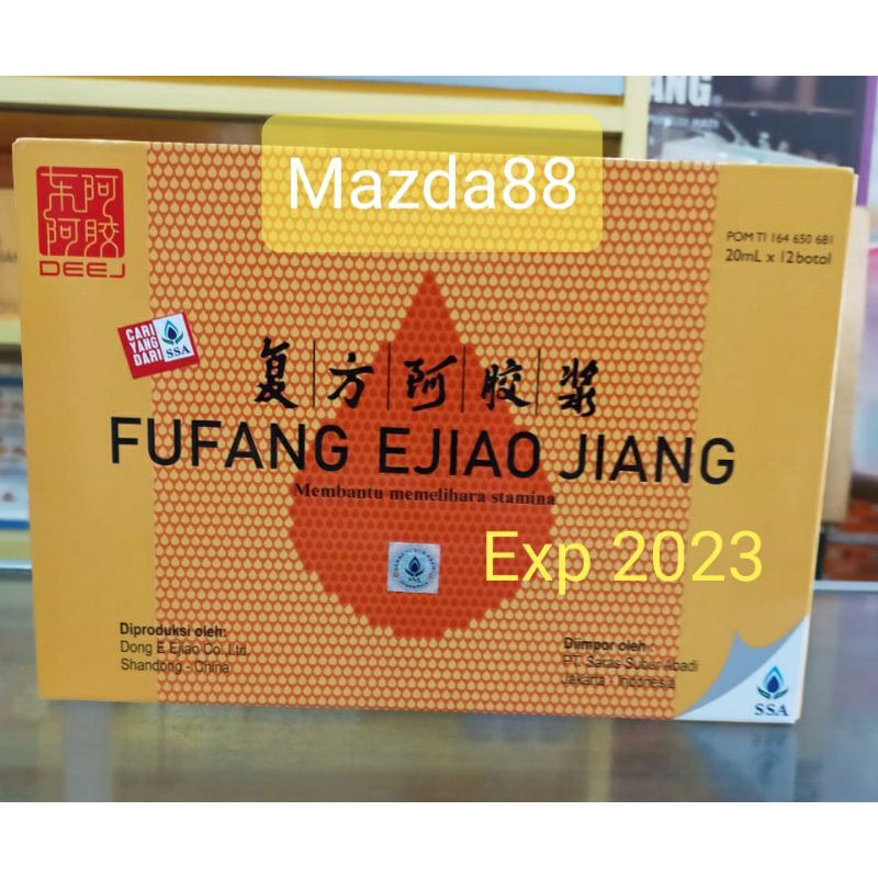 

Fu Fang E Jiao Jiang Original/ obat herbal Penambah darah