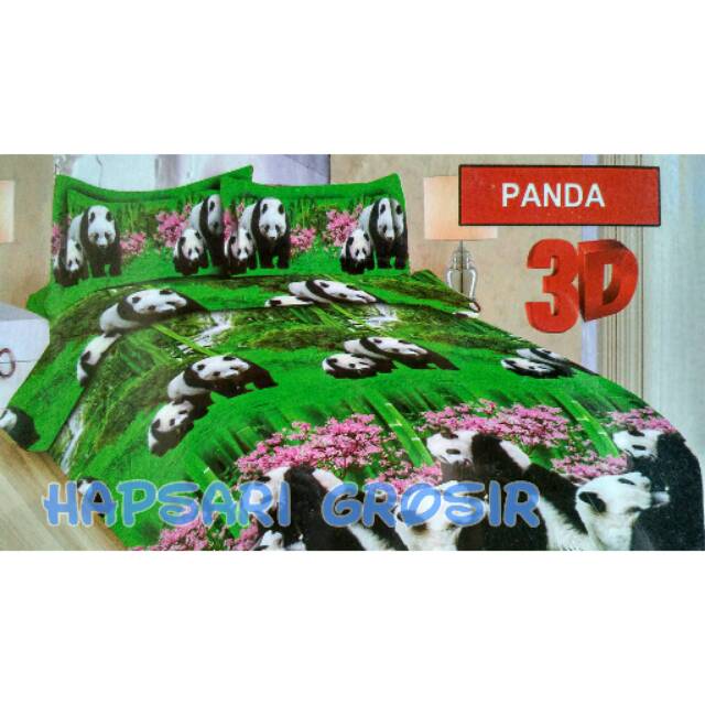 Sprei Bonita 180*200cm motif Panda