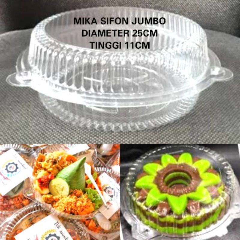 LPD (MIKA SIFON 25CM (ISI 20pcs) / MIKA SIFON JUMBO / MIKA BOLU BULAT/ TRAY KUE