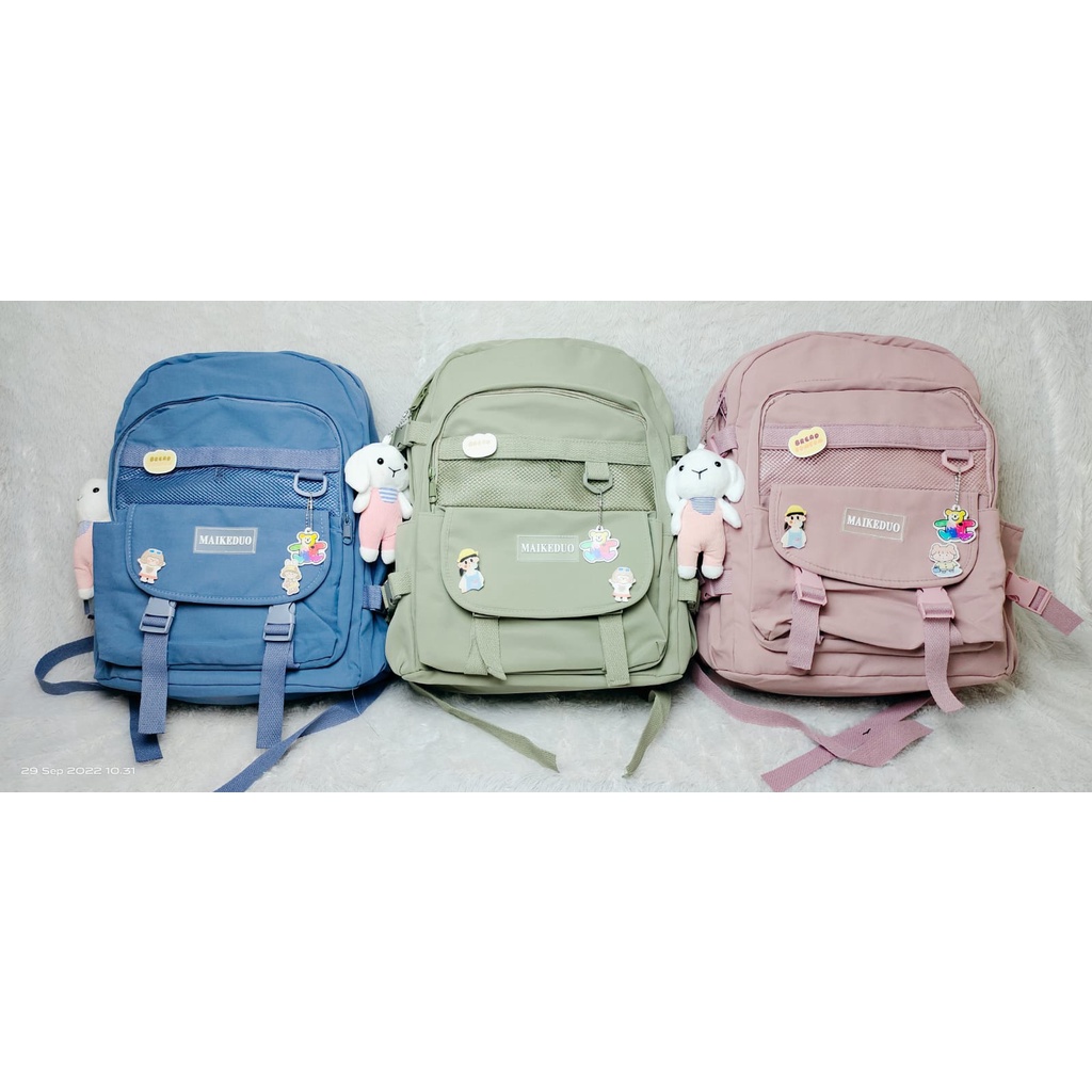 [PRE-ORDER] JK 976 1KG MUAT 2PCS PO TAS RANSEL SEKOLAH ANAK PEREMPUAN IMPORT TAS PUNGGUNG BACKPACK WANITA MODEL KOREA SMP SMA KULIAH JALAN GADIS CUTE C8852 Y28280 U4441 T3097 E5255 Z5048