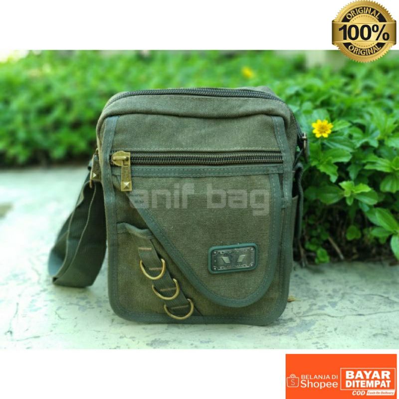 TAS SLEMPANG PRIA/TAS SLEMPANG KANVAS/TAS KAIN KANVAS/TAS SLEMPANG MURAH/TAS SLEMPANG KERJA