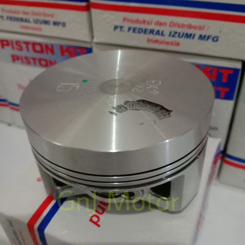Piston kit FIM Modifikasi Dia. 70 71 72 mm Pen Pin 15 Bahan Mentah-4