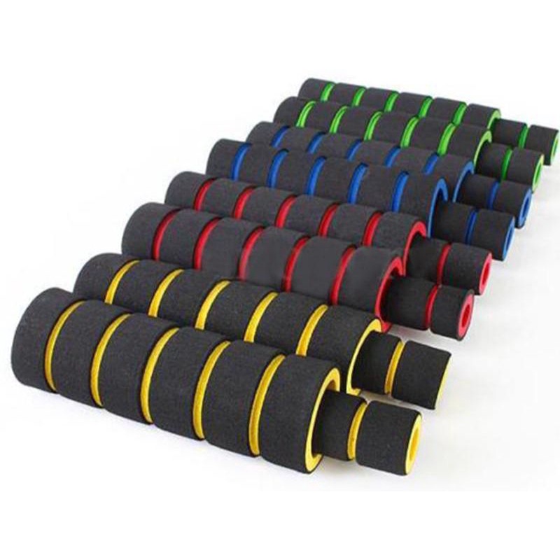 1 set kiri kanan Hanfat handgrip grip busa sarung gas busa liris warna variasi sarung gas busa gas m