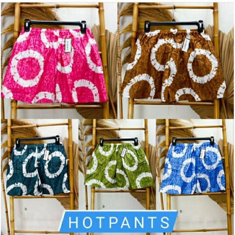 HOT PANTS CELANA PENDEK SANTAI/CELANA PENDEK SANTAI BAHAN RAYON /CELANA PENDEK TIE DYE