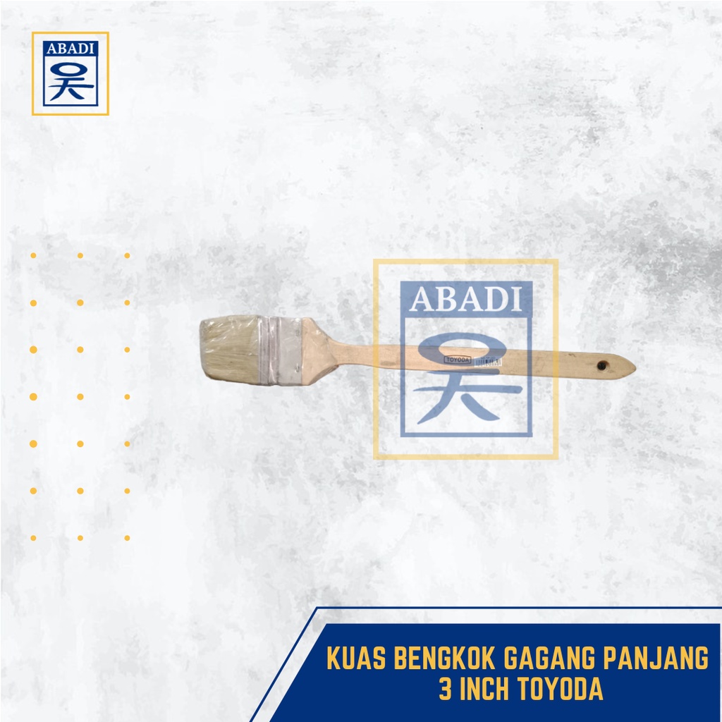 

KUAS BENGKOK GAGANG PANJANG 3 INCH TOYODA