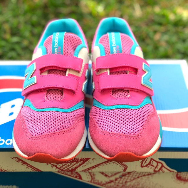 NEW BALANCE KIDS 997 H (Blue Pink) Original 100%