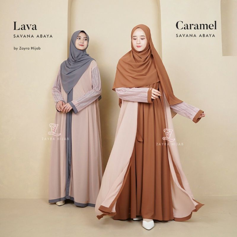 SAVANA ABAYA BY ZAYRAHIJAB (ABAYA GAMIS OUTER) DISKON CUCI GUDANG