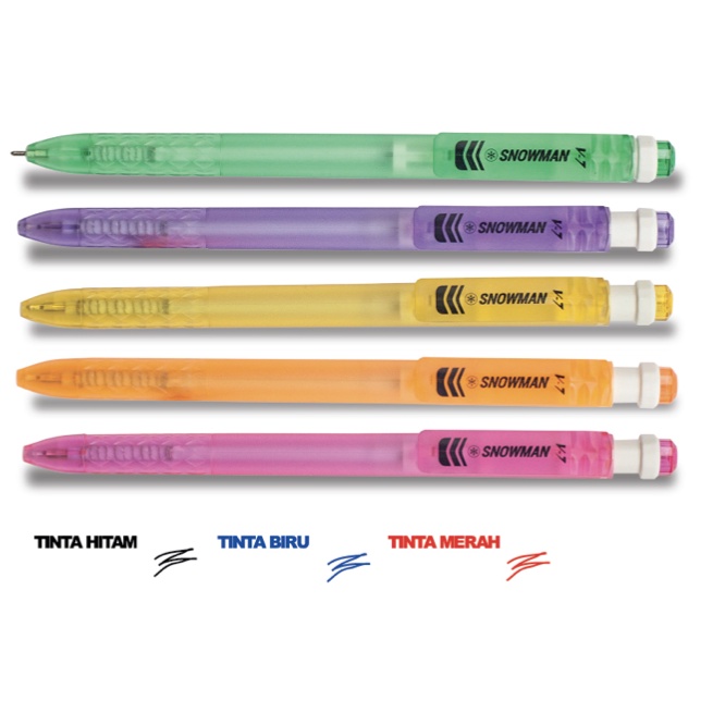 

BALLPOINT SNOWMAN V7 0.7mm 3 PCS CETEK HITAM BIRU MERAH PENA PEN PULPEN BALLPEN GROSIR LUSIN ECER MURAH