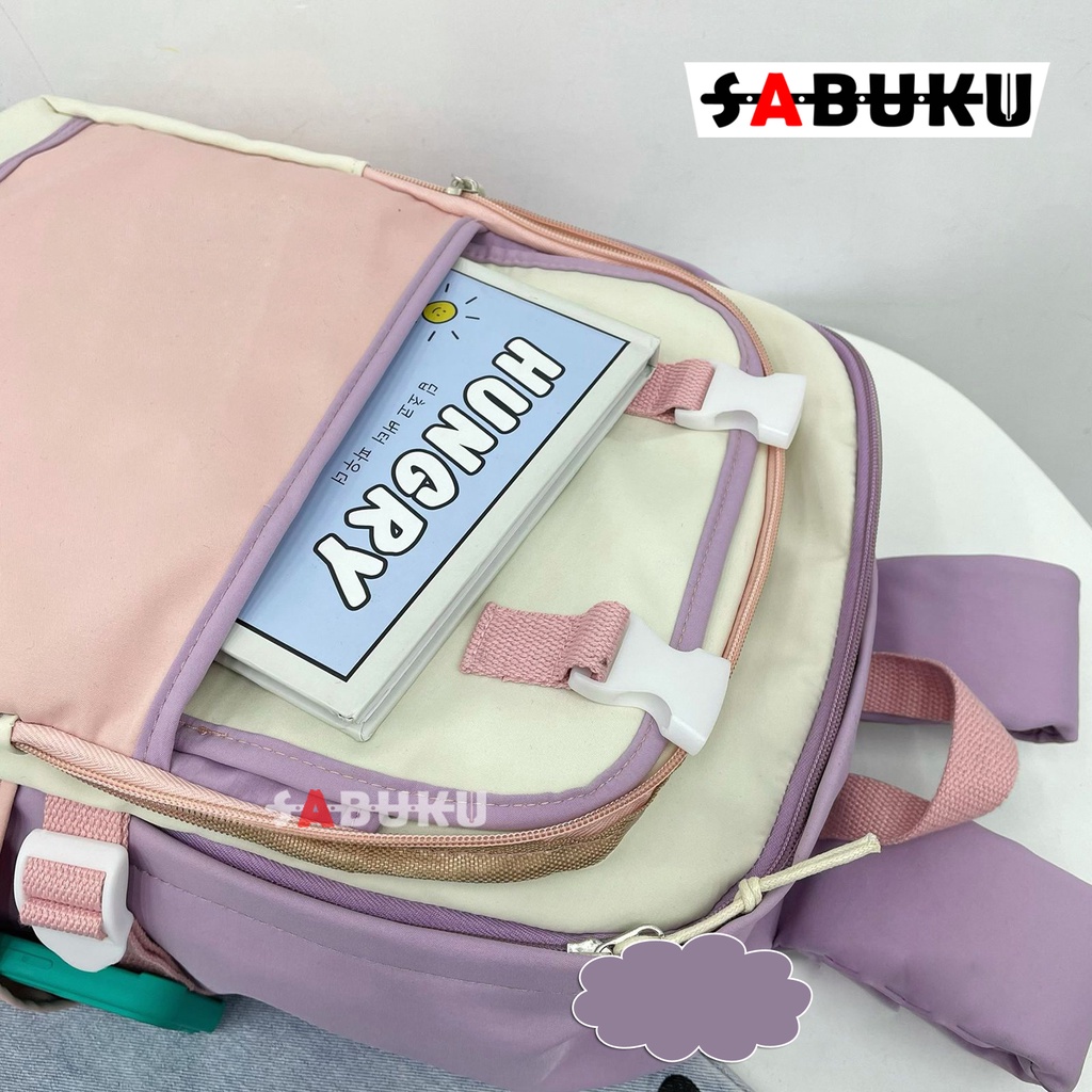 Tas Sekolah Anak Perempuan Tas Ransel Sekolah Wanita Korea Backpack Wanita kekinian -219