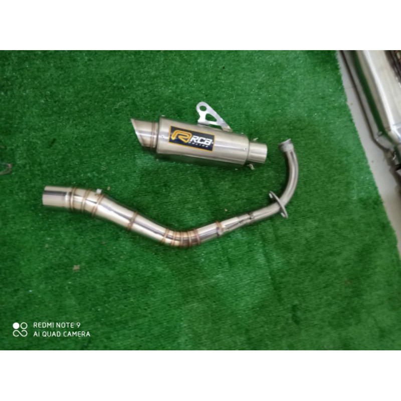 KNALPOT RACING RCB BEAT . KNALPOT BEAT,INJEKSI,KARBU RACING FULLSET