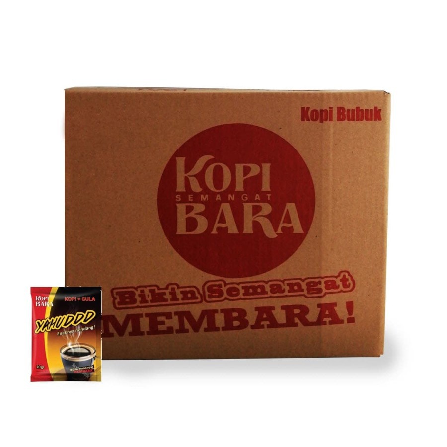 

Kopi Bubuk Instant Kopi Bara Yahudd Reguler 25gr 1 karton