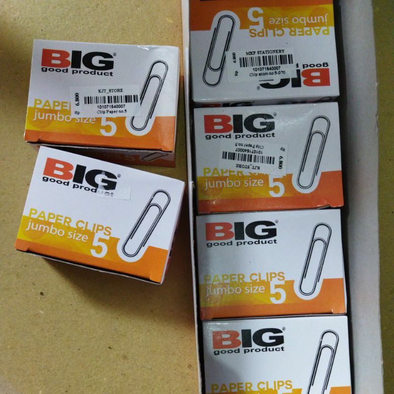 

PAPER CLIPS BIG JUMBO SIZE 5, PAPER KLIP JUMBO NO 5