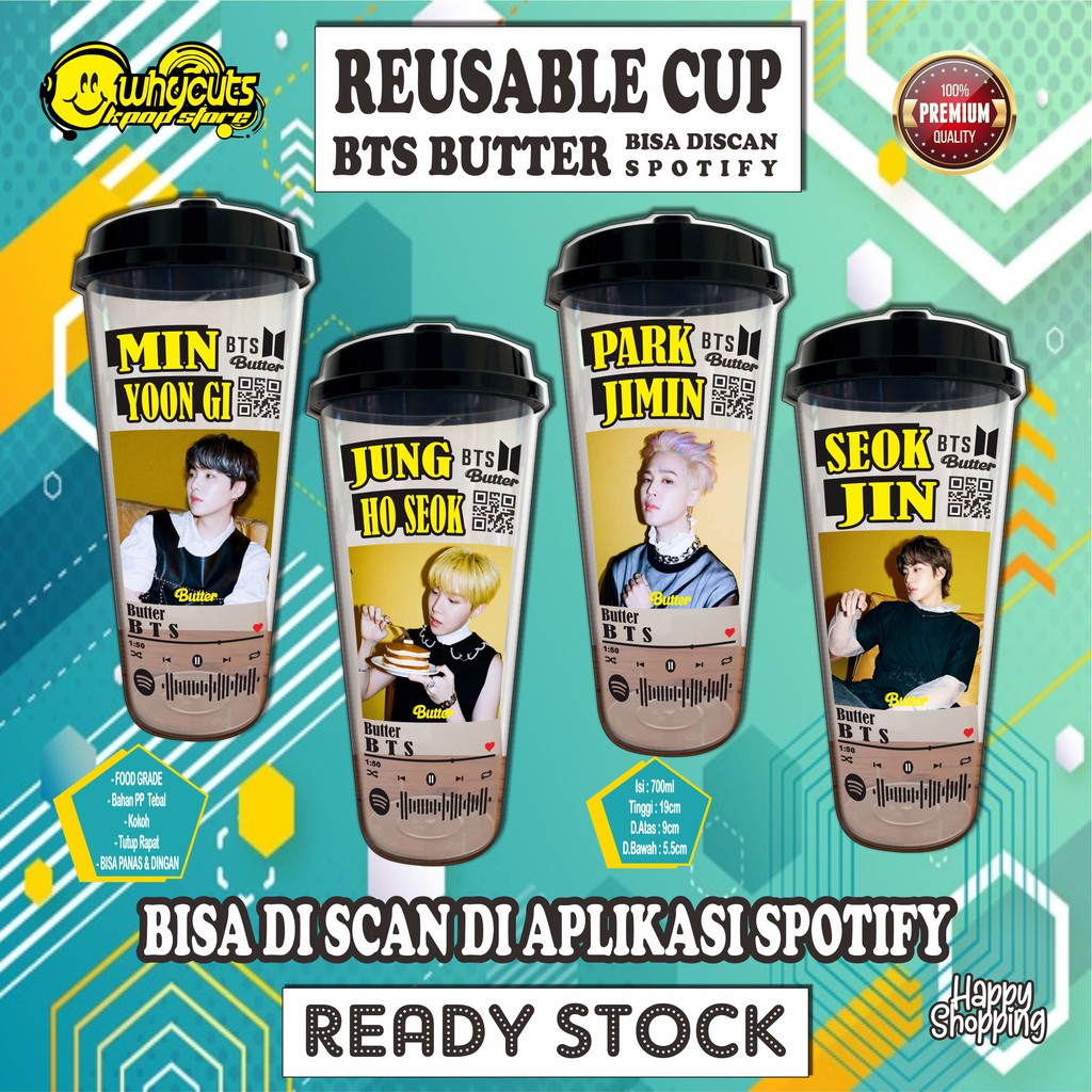 Reusable Cup KPop Murah Reusable Cup BTS