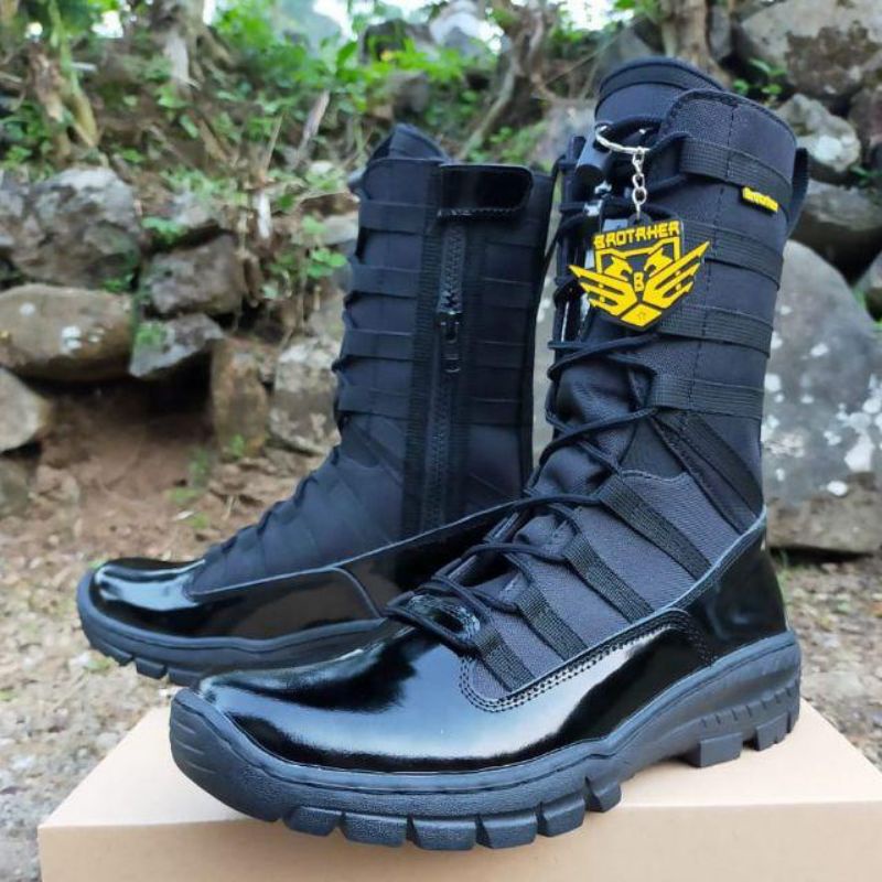SEPATU PDL NINJA BROTHER MTWU KULIT SAPI ASLI SEPATU PDL TNI POLRI SCURITY