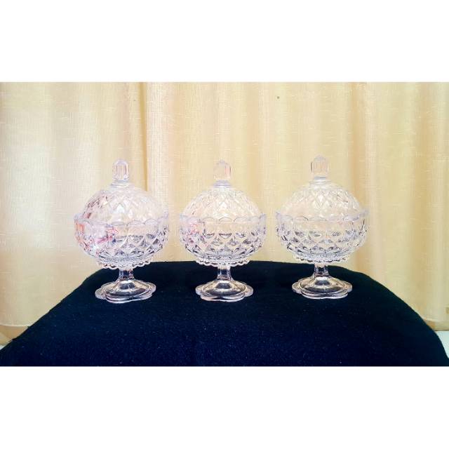 Capodimonte Toples Kristal Putih Set AB6012