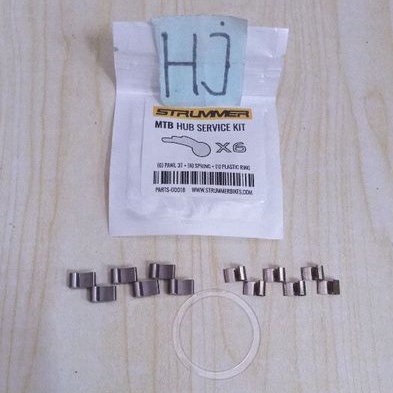 Hub Service Kit Strummer MTB X6 6 Pawl Gen-1 Pelatuk Tawon Freehub Free Hub Gerigi MT380 MT350 MT650