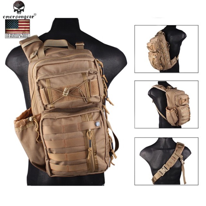 Tas Tactical Sling Pack Emerson Bag Shoulder Militaryn