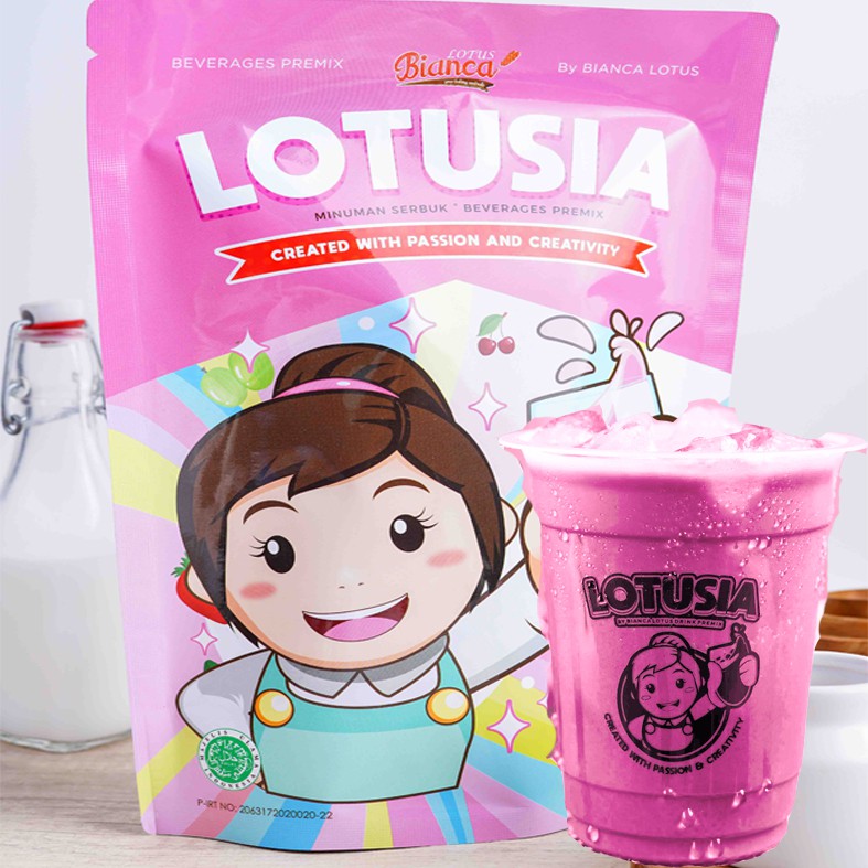 1 kg LOTUSIA Blackcurrant Cugus Drink Premix