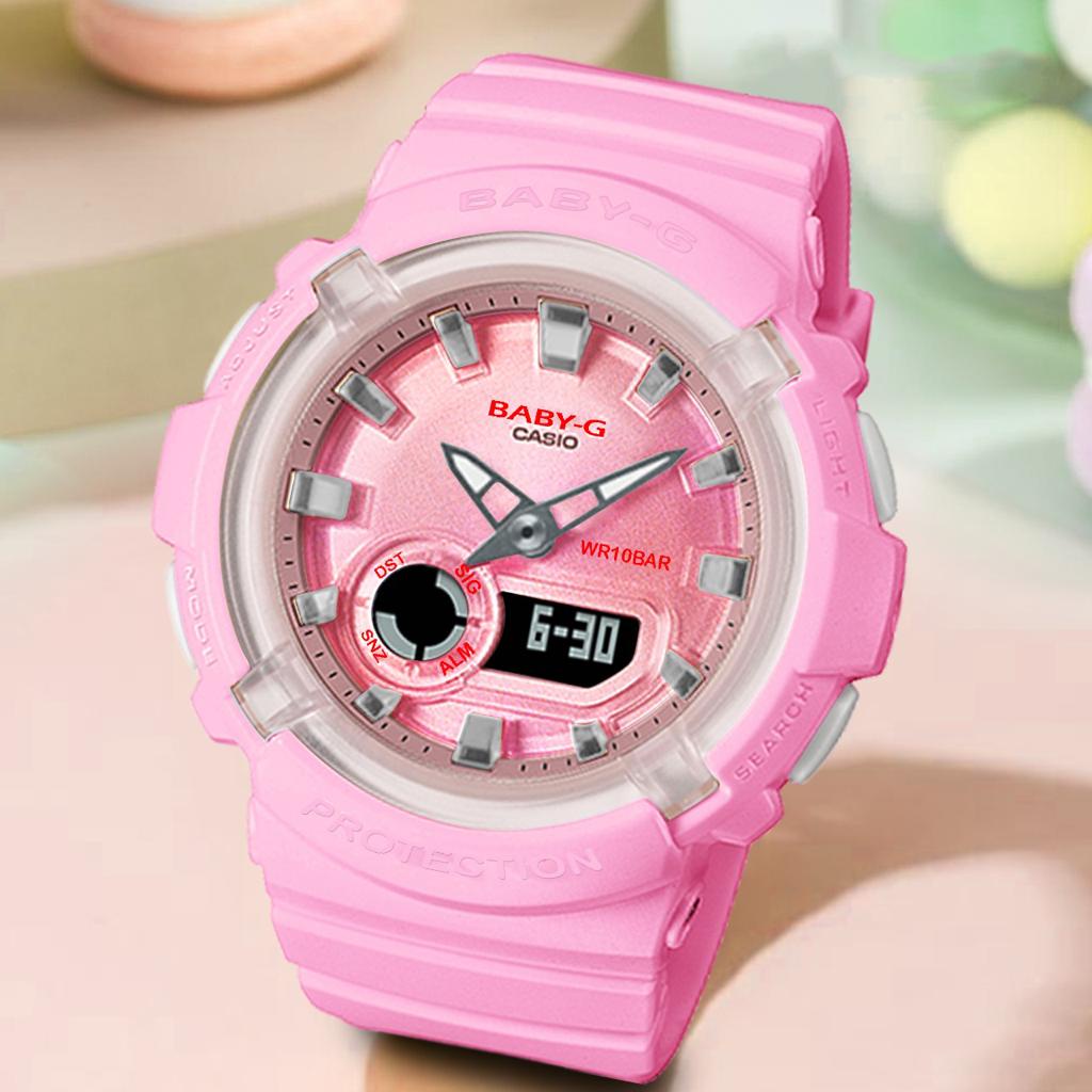 PRODUK TERLARIS !!! Baby-G Shock BGA-280 Soft Pink Putih Tosca Lilac Putih Jam tangan digital wanita &amp; anak digital anti air