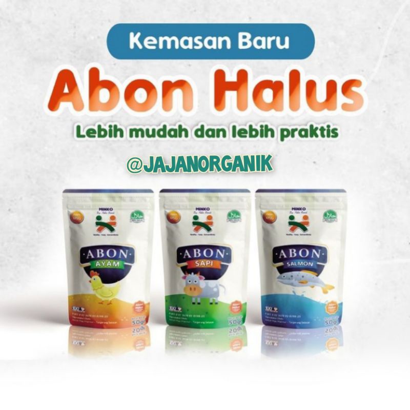 

Abon Aiko Ayam Salmon Sapi / Abon Halus / Abon Bayi