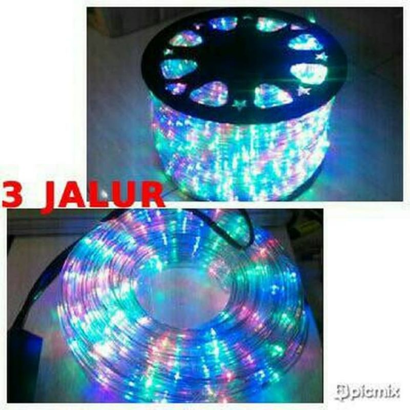 Lampu Hias Led Selang 10M - 10meter warna warni