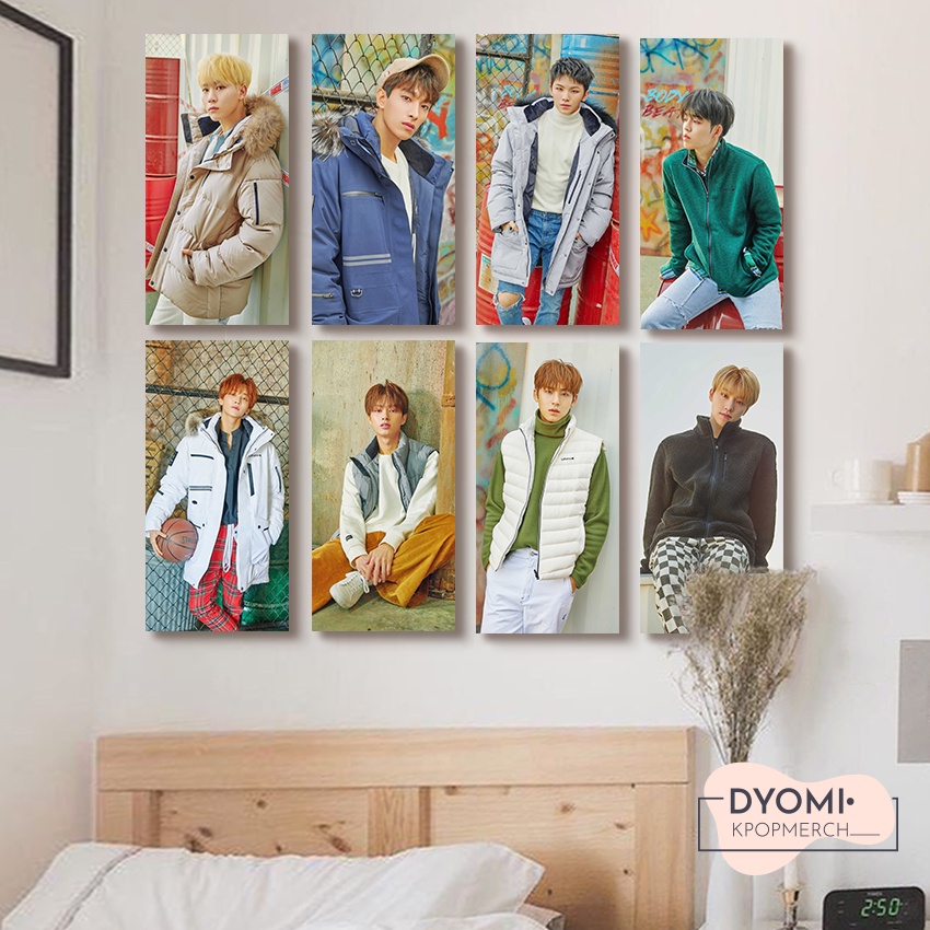 POSTER KAYU SEVENTEEN, SAY THE NAME, CARAT, HIASAN DINDING KPOP, POSTER KAYU KPOP, DEKORASI RUANGAN 