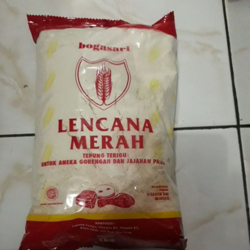 

lencana merah 1kg tepung