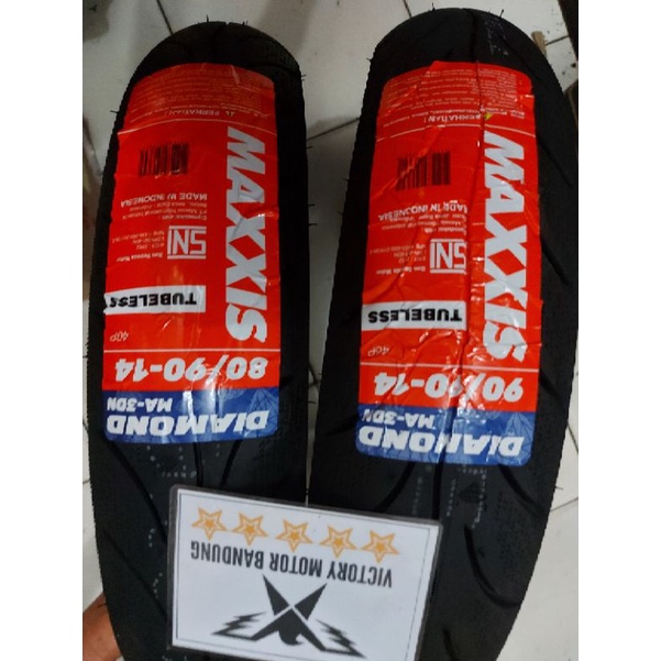 Ban luar depan belakang maxxis 80/90-14 & 90/90-14 Beat Vario 110 125 150 Spacy Scoopy M3 Mioz Mio s