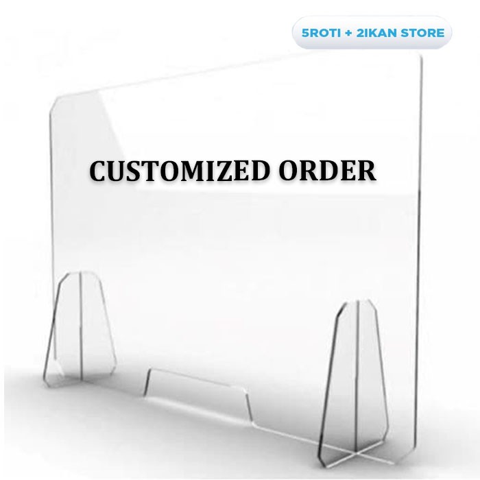 

Custom Order Sekat Pembatas Akrilik / Divider