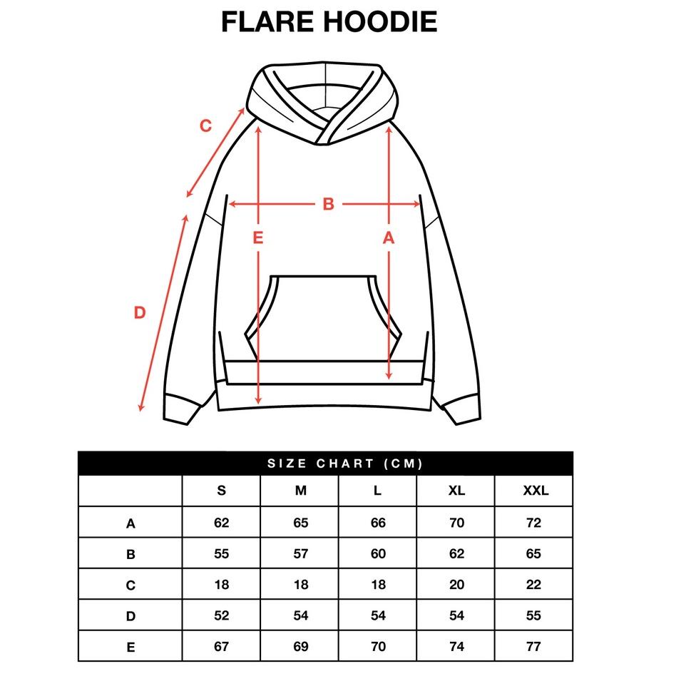 Ready UNTCKD Flare Hoodie Dark Grey