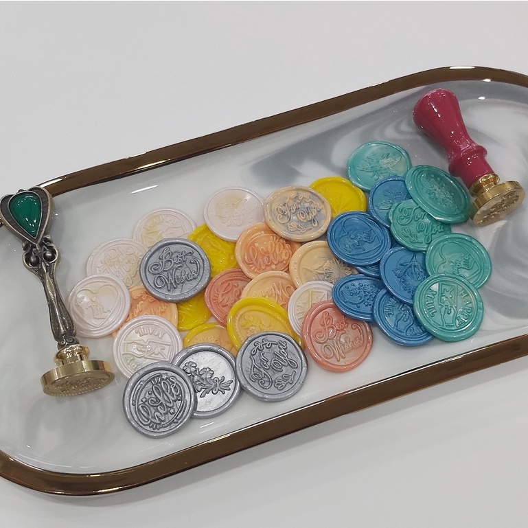 

5 Pcs Wax Seal Instan Untuk Journaling Jurnal Bujo Scrapbook