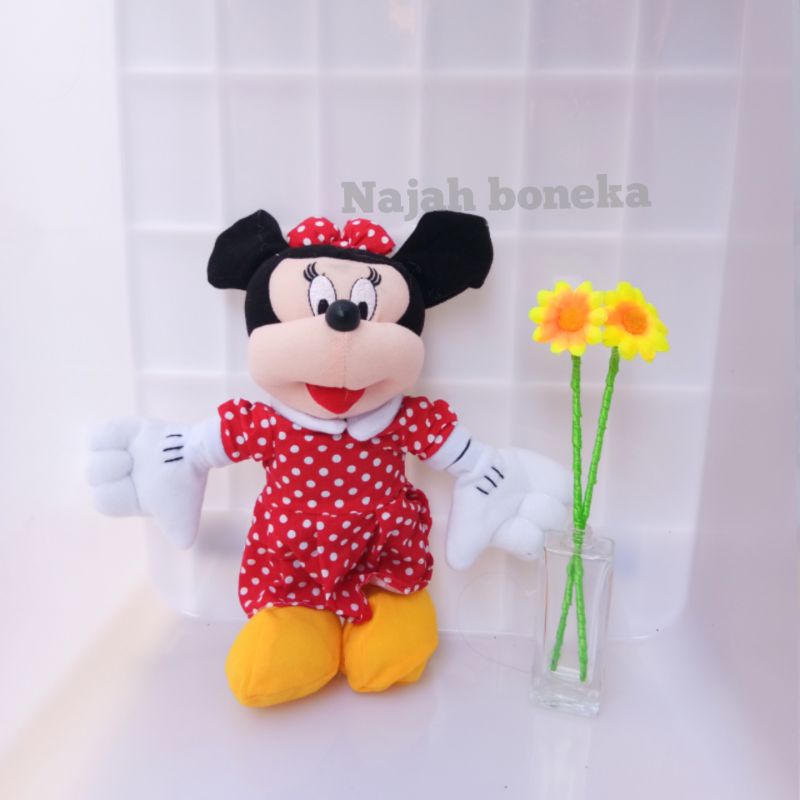 PROMO COD Boneka Mickey Mouse lucu 30 cm bahan velboa