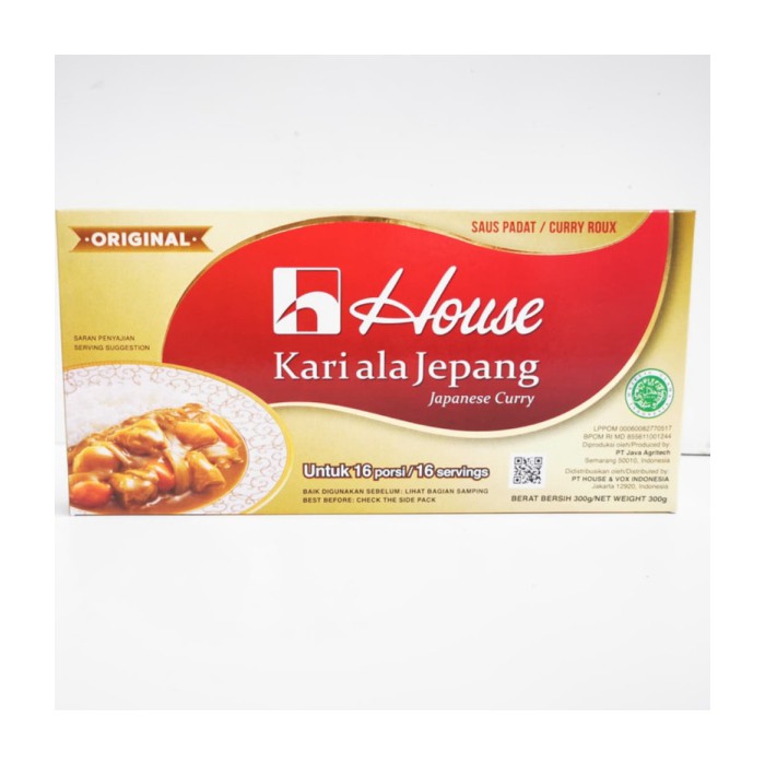 

Dijual House Kari Ala Jepang 300 Gram untuk 16porsi Bumbu curry jepang Halal - spicy Murah