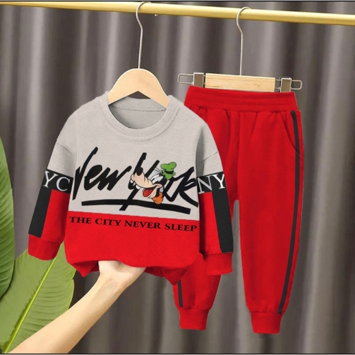 BAJU ANAK SETELAN SWEATER ANAK LAKI LAKI DAN PEREMPUAN 1-5 TAHUN BAJU ANAK ANAK MODEL TERBARU 2022