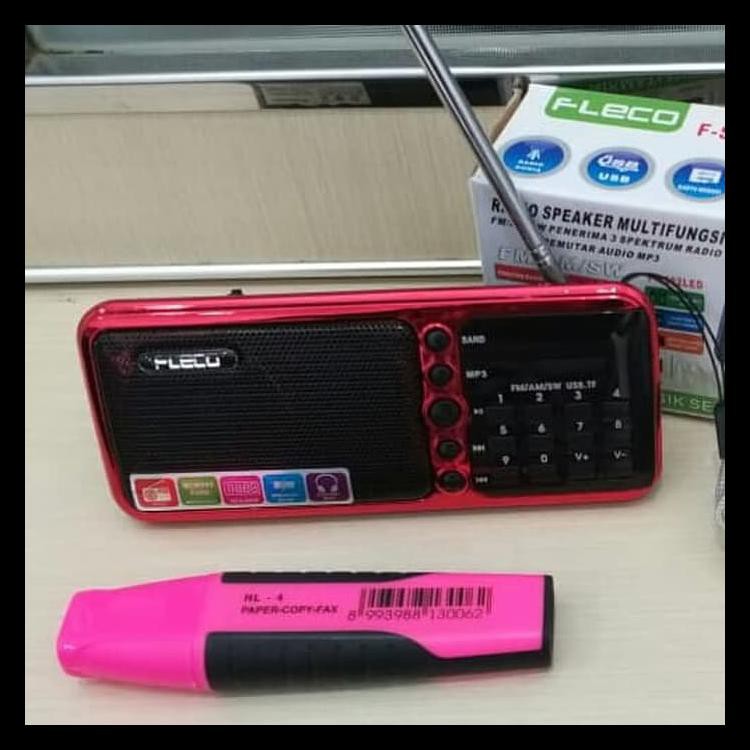 Diskon Speaker Al Quran 16 Gb Radio Digital Am Fm Sw Radio Rodja - Merah Komplit