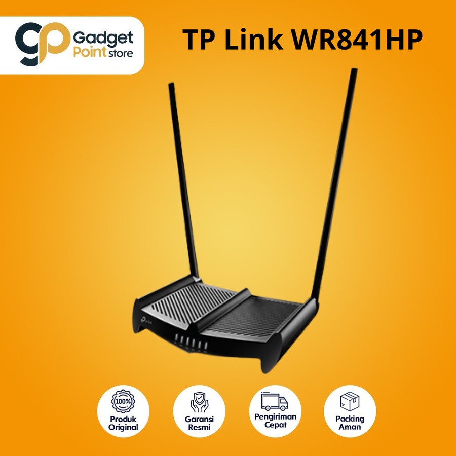 TP Link TL WR841HP 300Mbps High Power Wireless N Router - Garansi 1 Tahun