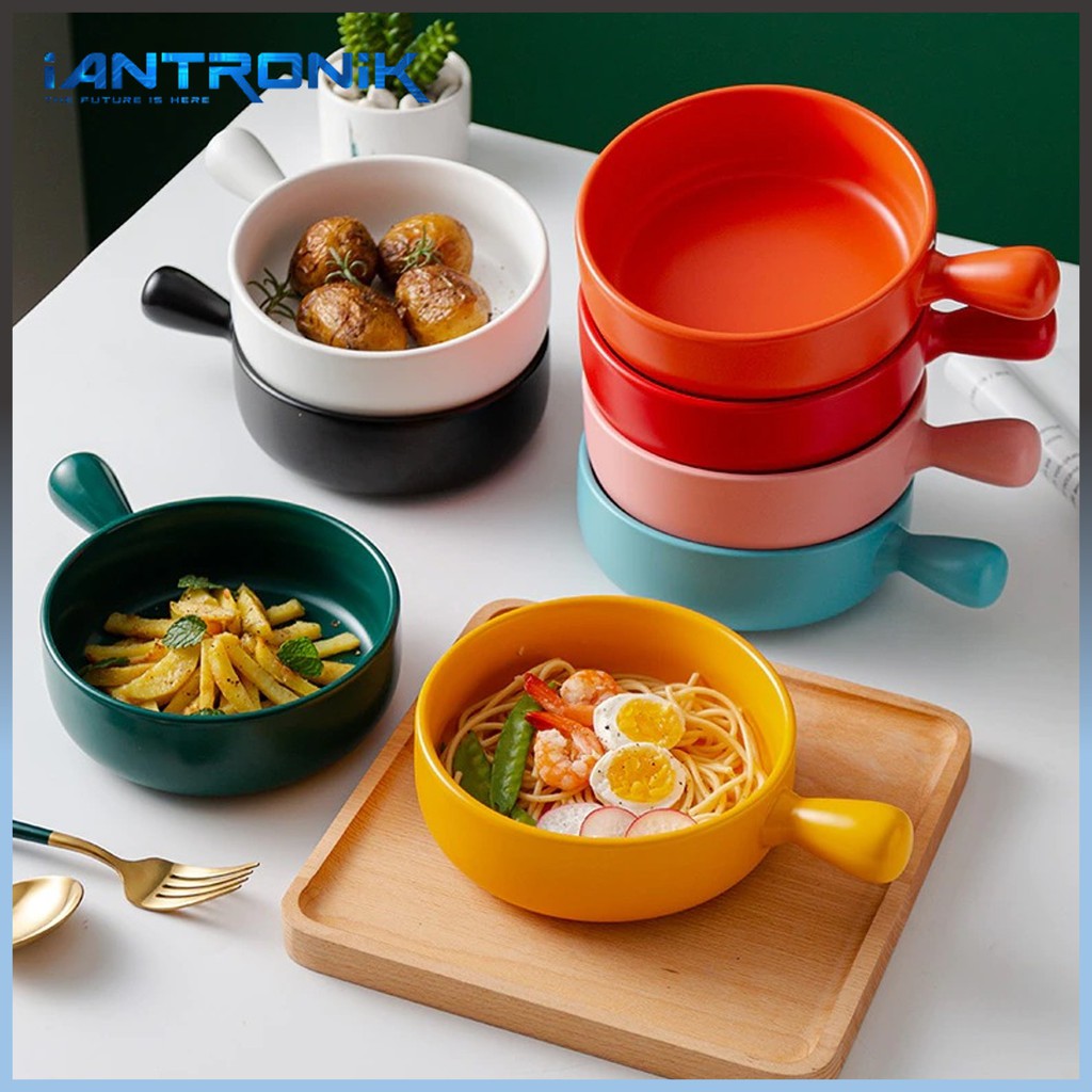 KIYOTE Ceramic Bowl Handle - Mangkuk Keramik Oven Tahan Panas