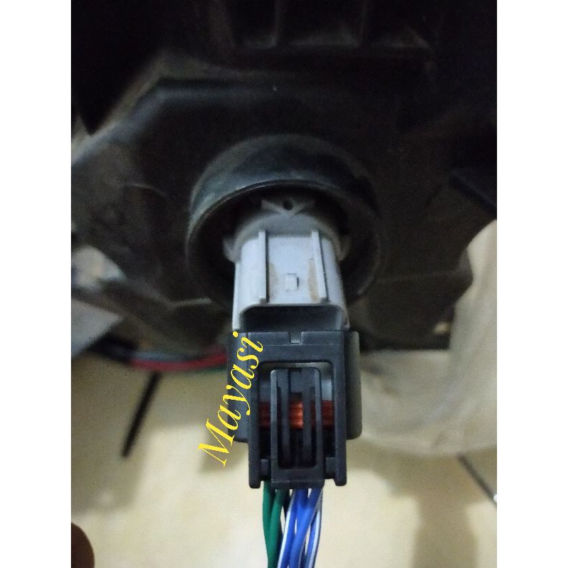 soket lampu depan,soket headlamp 8 pin Vario 125 led,Vario 150 led cocok untuk modif.