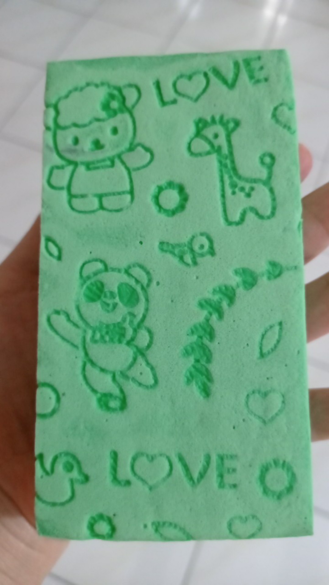 Spons Bath Spon Mandi Pengangkat Daki Pororo