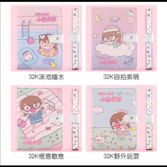 

BUKU TULIS / NOTEBOOK PLANNER MOTIF HELLO GIRL SWEET | SOFTCOVER