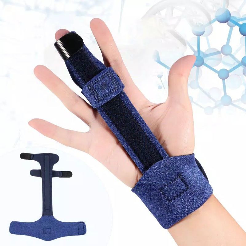 Deker Jari Tangan Finger Splint Finger Brace Full Pelindung Jari Patah Fracture