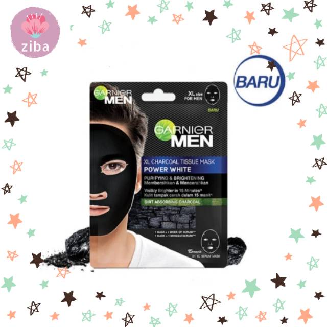 GARNIER MEN XL Charcoal Sheet Mask