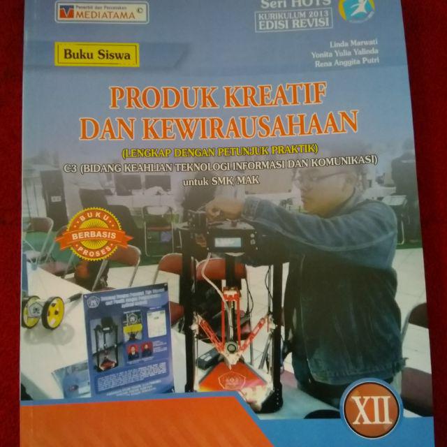 Buku Smk Mak Produk Kreatif Dan Kewirausahaan Kelas Xi Dan Xii Shopee Indonesia