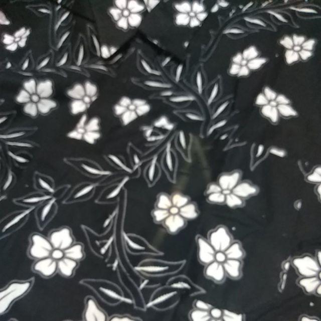 Kemeja Batik Big Size Jumbo Size Fit Xxl Ld 120 Cm Kemeja Batik Kerja  Hitam Coklat Cendrawasih